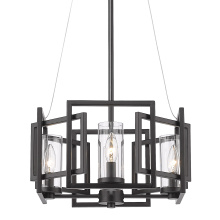 Golden Canada 6068-4P BLK - Golden Lighting Marco 4-light Pendant in Matte Black
